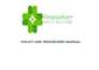 write a customized policy and procedure manual for your business